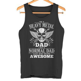 Heavy Metal Dad Para Amantes De La Música Punk Rock Camiseta sin mangas - Regaloses