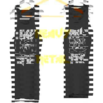 Heavy Metal Death Rock Keleton Horns Up ヘヴィメタル タンクトップ - Kawaiitshirt