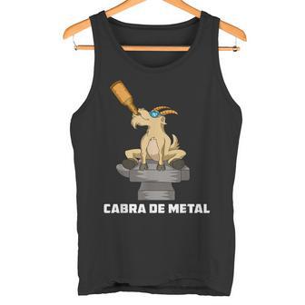 Heavy Metal Música Cabra Headbanging Metalero Camiseta sin mangas - Regaloses
