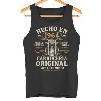 Hecho En 1964 62 Años Cumpleaños Moto Biker Hombre Motero Camiseta sin mangas - Regaloses