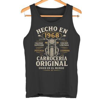 Hecho En 1968 58 Años Cumpleaños Moto Biker Hombre Motero Camiseta sin mangas - Regaloses