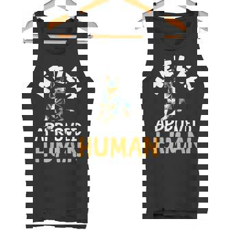 Heeler Approved Human Blue Heeler Dog Tank Top | Mazezy