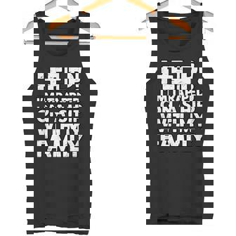 Help I'm Trapped On A Ship With Family Cruise Photo Tank Top | Mazezy