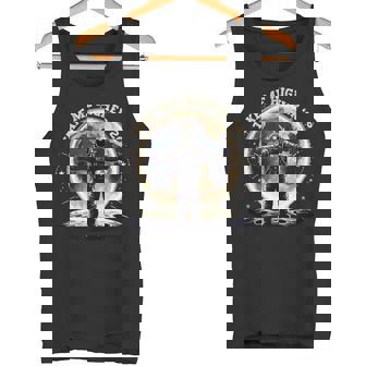 Take Me Higher ’26 Astronaut Moon American Flag Space Tee Tank Top Tank Top | Mazezy