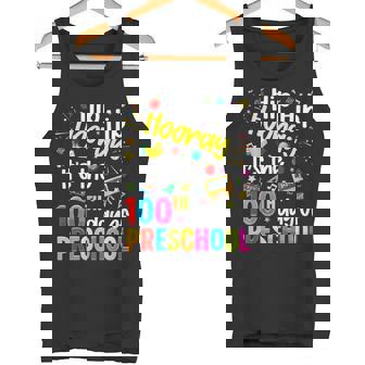 Hip Hip Hooray It Is The 100th Days Of Preschool Kid Boy Gir Tank Top | Mazezy
