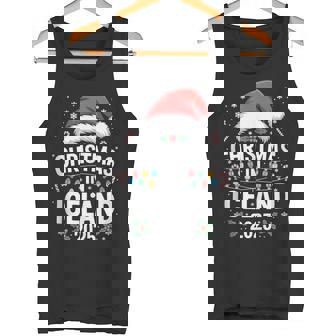 Holiday Season Fun Santa Hat Christmas In Iceland 2025 Tank Top Tank Top | Mazezy