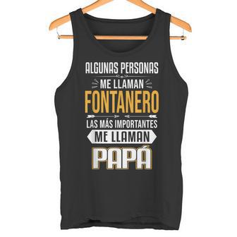 Hombre Regalo Papá Fontanero Divertido Para El Día Del Padre Camiseta sin mangas - Regaloses