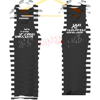 Home Improvement Ninja Fun Handyman Repair Quote Tank Top | Mazezy