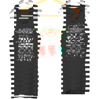 Honey Badger In Christmas Socks Lights Honey Badger Xmas Tank Top | Mazezy