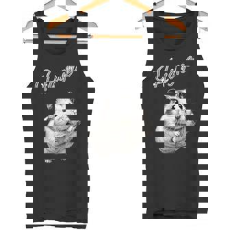 Hug Me ジャンガリアンハムスター アートデザイン 可愛い おしゃれ 動物 齧歯類 タンクトップ - Kawaiitshirt