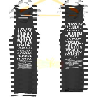 This Is My Human Costume I'm Really An Asparagus Tank Top | Mazezy