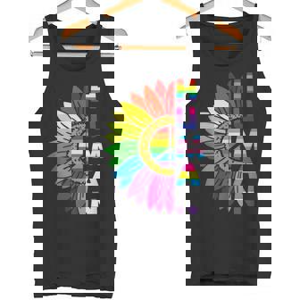 Human LGBTQ Gay Homosexual Queer Sunflower Bisexual Tank Top Tank Top | Mazezy