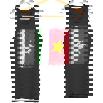 Hungary Vietnam Half Flag Hungarian Vietnamese History Tank Top | Mazezy