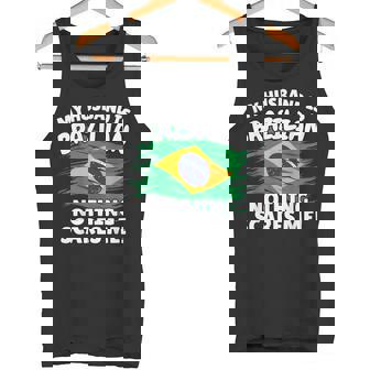 My Husband Is Brazilian Brazil Flag For Wife Tank Top | Mazezy