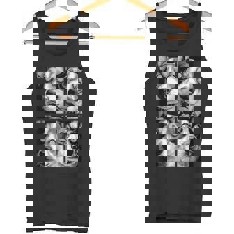 Hypnotic Corgis Weird Eyes Horror Weirdcore Halloween Dogs Tank Top Tank Top | Mazezy