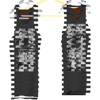 Hypnotic Lions Weird Eyes Horror Weirdcore Spooky Halloween Tank Top Tank Top | Mazezy