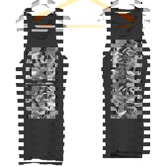 Hypnotic Owls Weird Eyes Horror Weirdcore Spooky Halloween Tank Top Tank Top | Mazezy