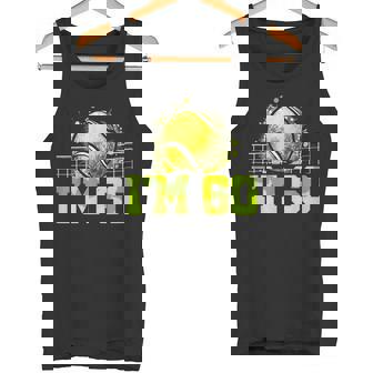 I'm 60 ラケット スポーツ テニス 選手 大人 還暦 タンクトップ - Kawaiitshirt