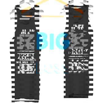 I'm The Big Brother Makes Me The Boss Pregnancy タンクトップ - Kawaiitshirt