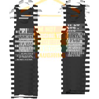 I'm Not Judging You I'm Just Observing Andilently タンクトップ - Kawaiitshirt