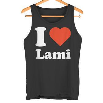 Ich Liebe Lami Rotes Herz Geschenkidee Tank Top - Geschenkecke