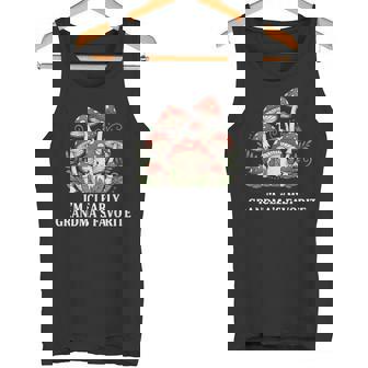 I'm Clearly Grandma's Favorite Cute Mushroom Grandkid Humor Tank Top | Mazezy