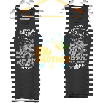 I'm Going To Be Big Brother 2026 Dinosaur Truck Kids Toddler Tank Top | Mazezy