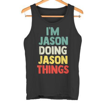 I'm Jason Doing Jason Things De Regalo Con Nombre Personalizado Camiseta sin mangas - Regaloses