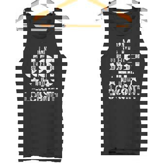 I'm Just The Locksmith Locksmithing Lock Pickers Tank Top | Mazezy