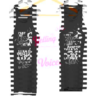 I'm Not Yelling This Just My Gymnastics Coach Voice Gymnast Tank Top | Mazezy