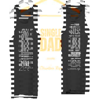 I'm A Single Dad Who Commits Tax Fraud Listens Christian Rap Tank Top Tank Top | Mazezy