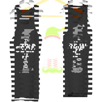 I'm The Step-Dad Elf Christmas Family Pajama Stepdad Tank Top | Mazezy