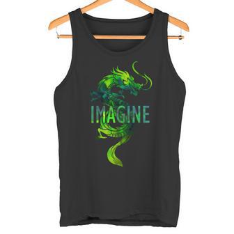 Imagine Fantasy Dragon Tatouage Manche Longue Débardeur e - Cadeauxyz