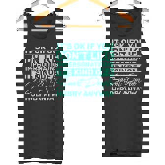 Impersonations It's Kind Of A Smart People Hobby Anyway Tank Top | Mazezy