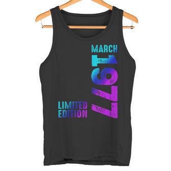 Impresionante Marzo 1977 Desde 1977Intage 1977 Retro 1977 Camiseta sin mangas - Regaloses