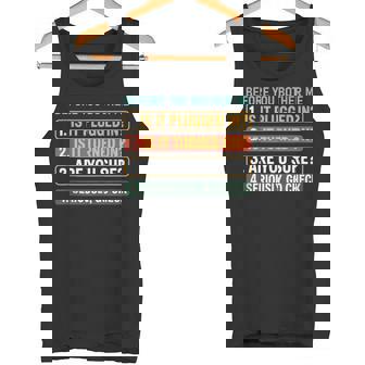Information Technology Tech Technical Support Tank Top Tank Top | Mazezy