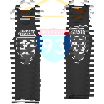 Interstate 93 Sign I-93 Highway Massachusetts New Hampshire Tank Top Tank Top | Mazezy