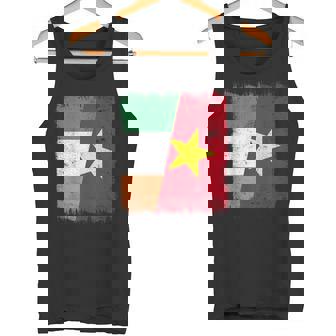 Ireland Vietnam Half Flag Irish Vietnamese History Tank Top | Mazezy