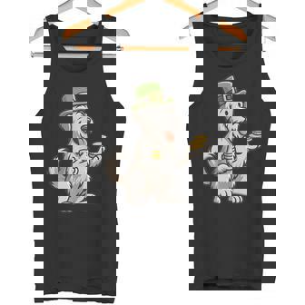 Irish Wolfhound Leprechaun Ireland Dog Mom Dad Tank Top Tank Top | Mazezy