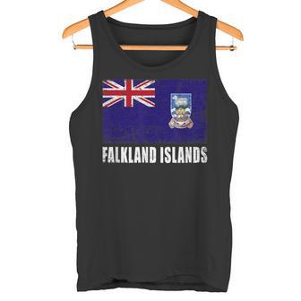 Islas Malvinas Bandera Grunge País Bandera Islas Malvinas Camiseta sin mangas - Regaloses
