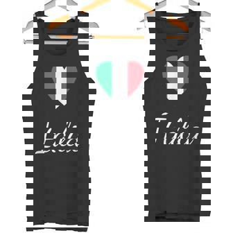 Italia Flag Italian Pride Italy Vacation Italy Flag Tank Top | Mazezy