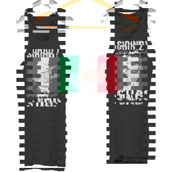 Italy Flag Surrounded By Stunads Patriot Italian Root Italia Tank Top | Mazezy