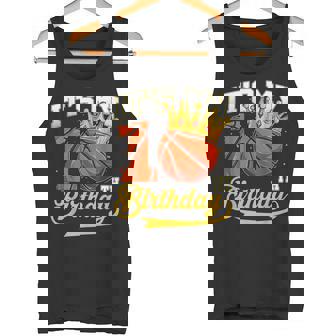 It's My 10 Year Old 10th Birthday Double Digits Basketball Tank Top | Mazezy