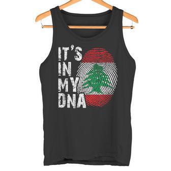 It's In My Dna Lebanon Líbano Bandera Libanés Fútbol Camiseta sin mangas - Regaloses