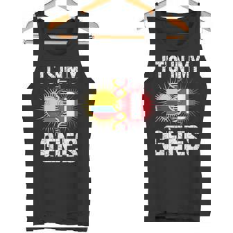 It’s In My Genes Colombian Peruvian Roots Colombia Peru Tank Top | Mazezy