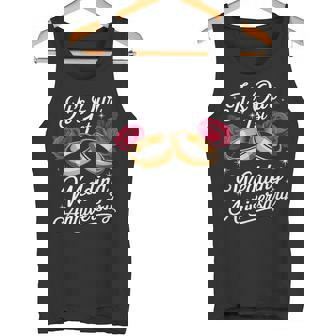 It´s Our 1st Wedding Anniversary For Couples Tank Top | Mazezy