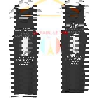 J'aime Le Pain Lein Et Ma Douce France Patriote Débardeur e - Cadeauxyz