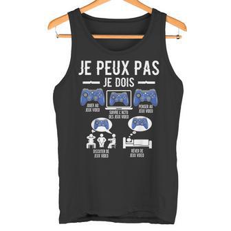 Je Peux Pas Je Dois Jeuxidéo Gaming Console Manette Drôle Débardeur e - Cadeauxyz