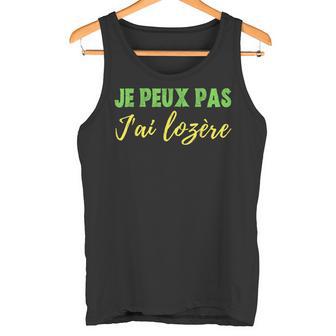 Je Peux Pas J'ai Lozère Département 48 Mende Occitanie Débardeur e - Cadeauxyz