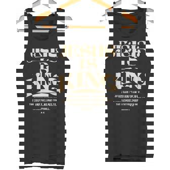 Jesus Is King Bibleerse John 14 タンクトップ - Kawaiitshirt